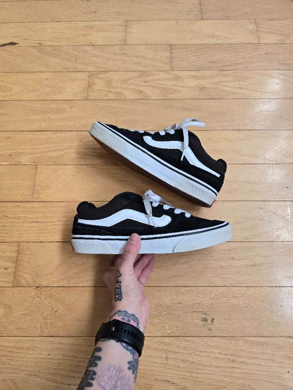 Vans | Caldrone black skater sneakers | WMS 8